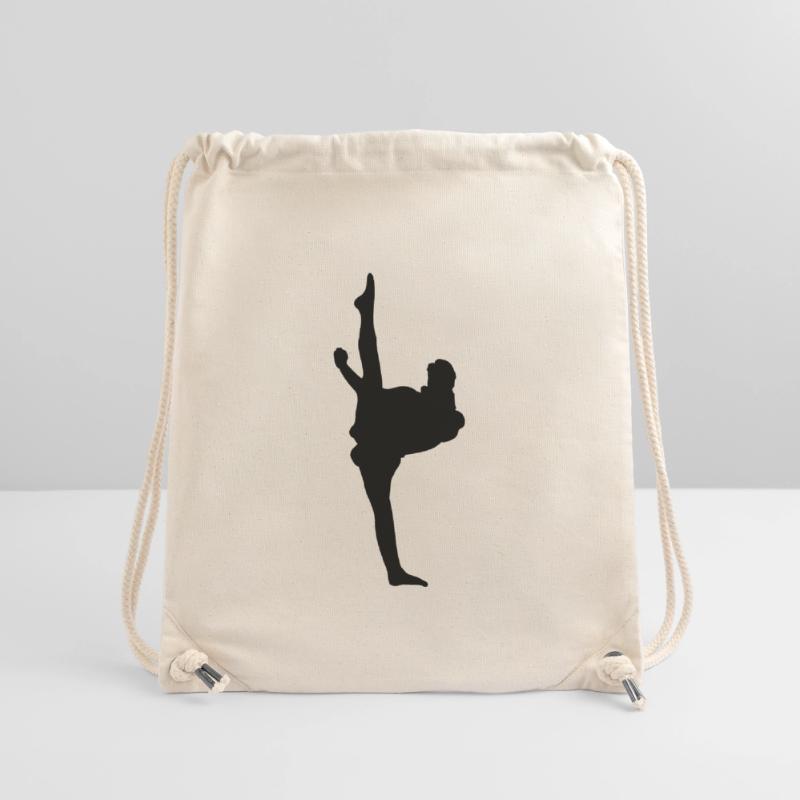 Karate oder Taekwondo High Kick Stanley/Stella recycelter Gym Bag