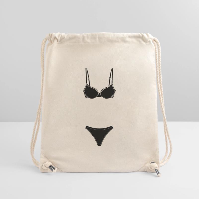 Dessous- oder Bekini-Logo für Geschäft oder Marktstand Stanley/Stella recycelter Gym Bag