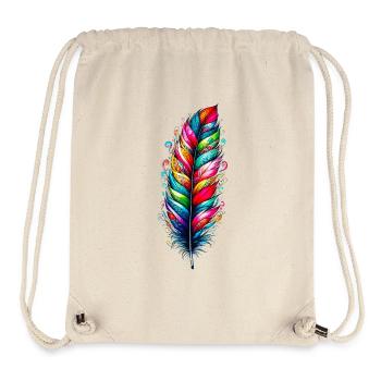 Feather - Stanley/Stella Recycled Gym Bag - natural - Front