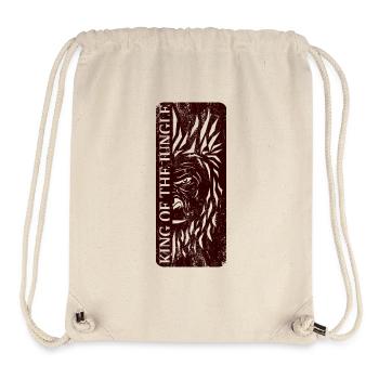 King of the Jungle – Kraftvoller strukturierter Gorilla - Stanley/Stella recycelter Gym Bag - Naturweiß - Vorne