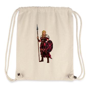 Warrior Viking - Stanley/Stella Recycled Gym Bag - natural - Front