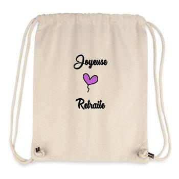KOLLEGE. ANFANGEN. RUHESTAND - Stanley/Stella recycelter Gym Bag - Naturweiß - Vorne