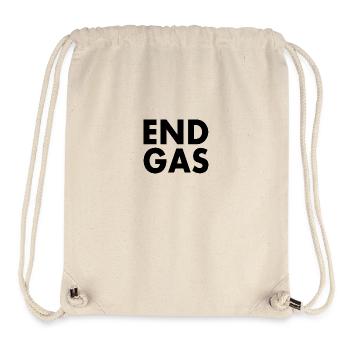 End gas - Stanley/Stella Recycled Gym Bag - natural - Front