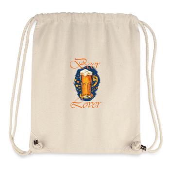 Amateur de bière - Sac à cordon recyclé Stanley/Stella - blanc naturel - Devant