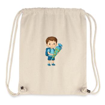 Pupils with avocado school cone - Stanley/Stella Recycled Gym Bag - natural - Front