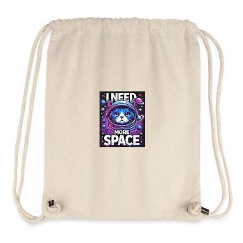 I Need More Space - Stanley/Stella recycelter Gym Bag - Naturweiß - Vorne