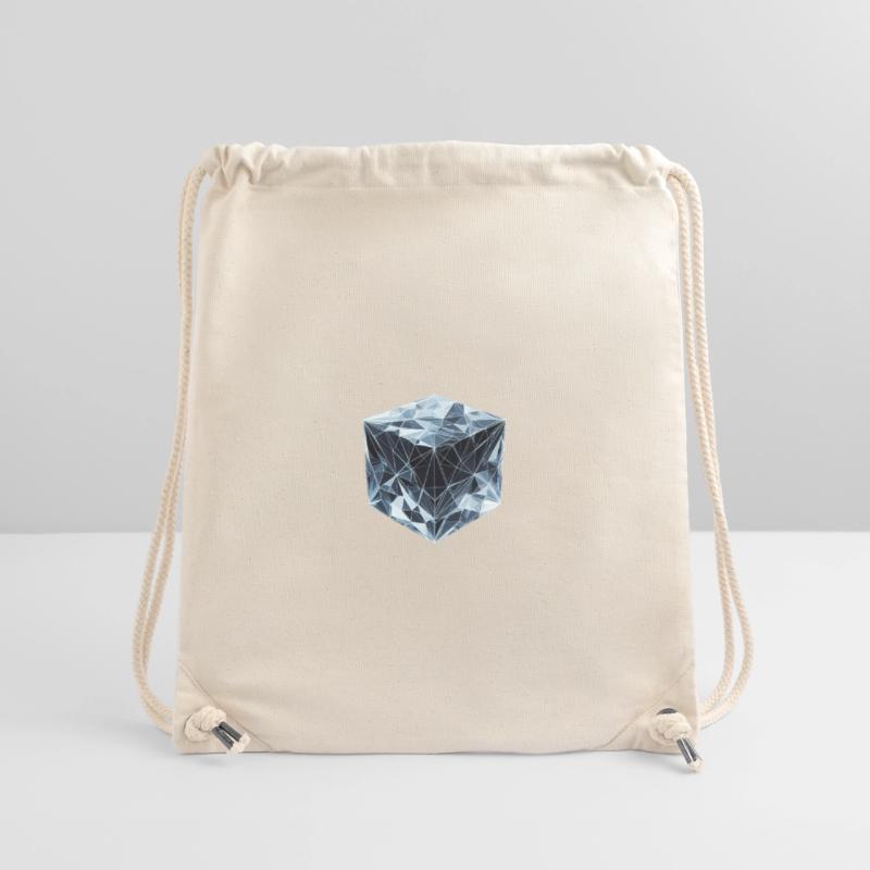 Ein Eiswürfel im Polygon-Stil Stanley/Stella recycelter Gym Bag