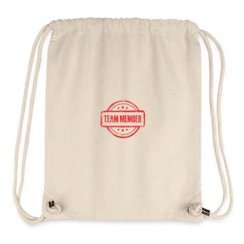 Team Stempel - Stanley/Stella recycelter Gym Bag - Naturweiß - Vorne