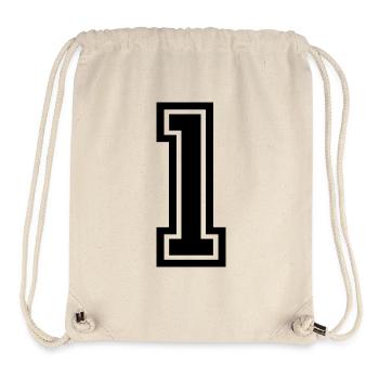Number one - Stanley/Stella Recycled Gym Bag - natural - Front