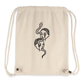Smoke face - Stanley/Stella Recycled Gym Bag - natural - Front