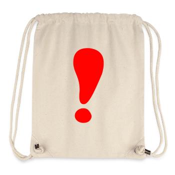 Big, Bold Exclamation! - Stanley/Stella Recycled Gym Bag - natural - Front