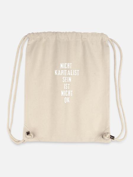 Kapitalist - Stanley/Stella recycelter Gym Bag - Naturweiß