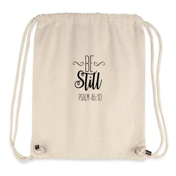 be still - Stanley/Stella recycelter Gym Bag - Naturweiß - Vorne