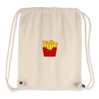 Frites  - Sac à cordon recyclé Stanley/Stella - blanc naturel - Devant
