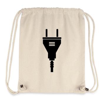 Electric plug - Stanley/Stella Recycled Gym Bag - natural - Front