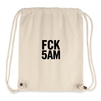 FCK 5h du matin - Sac à cordon recyclé Stanley/Stella - blanc naturel - Devant