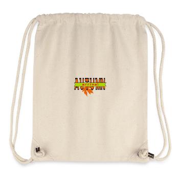 Autumn Leaf Arrival Graphic Design - Stanley/Stella Recycled Gym Bag - natural - Front