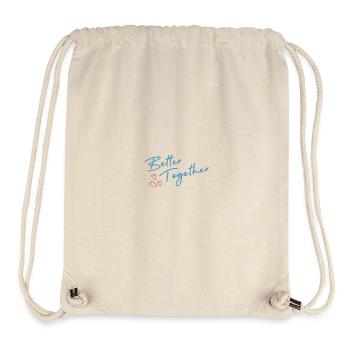 Better Together Minimalist Love Couple Shirt - Stanley/Stella Recycled Gym Bag - natural - Front