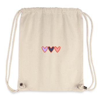 PAAR. ICH HABE GERADE GEHEIRATET. Junggesellinnenabschied. VALENTINSTAG. LIEBE. C - Stanley/Stella recycelter Gym Bag - Naturweiß - Vorne