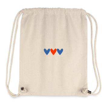 PAAR. ICH HABE GERADE GEHEIRATET. Junggesellinnenabschied. VALENTINSTAG. MARIES - Stanley/Stella recycelter Gym Bag - Naturweiß - Vorne