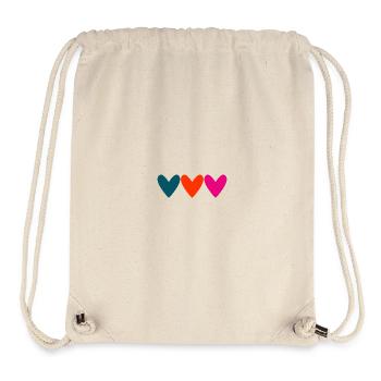 VALENTINSTAG. Junggesellinnenabschied. ICH LIEBE DICH. ICH LIEBE DICH. LIEBE - Stanley/Stella recycelter Gym Bag - Naturweiß - Vorne