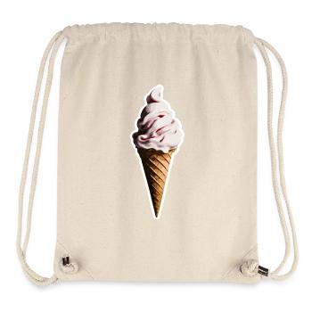 Ice Cream / Summer / Sun / Waffle - Stanley/Stella Recycled Gym Bag - natural - Front
