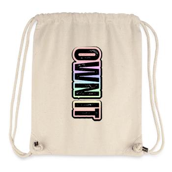 OWN IT – pastel inscription with a message - Stanley/Stella Recycled Gym Bag - natural - Front
