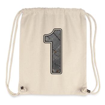 One Concrete Texture Design - Stanley/Stella Recycled Gym Bag - natural - Front
