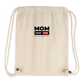 Mom Mode On - Stanley/Stella Recycled Gym Bag - natural - Front