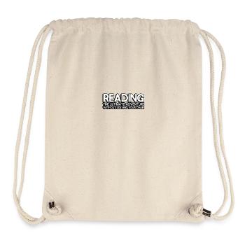 Reading: the ultimate adventure - Stanley/Stella Recycled Gym Bag - natural - Front
