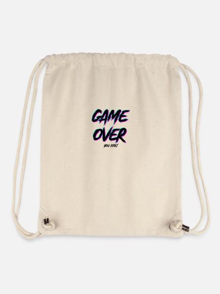 Game over - Stanley/Stella Recycled Gym Bag - natural