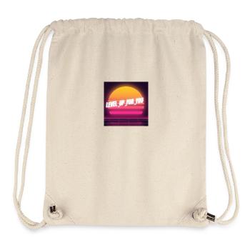 Steigen Sie für Sie auf - Stanley/Stella recycelter Gym Bag - Naturweiß - Vorne
