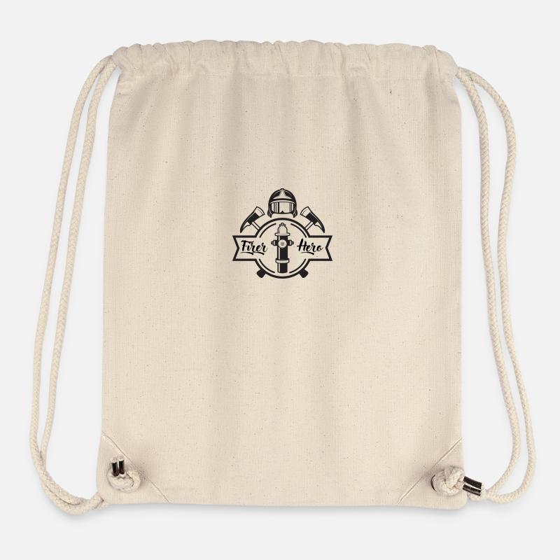 Fire Hero - Stanley/Stella recycelter Gym Bag - Naturweiß