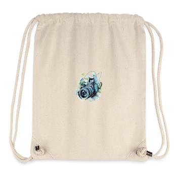 Urbane Burst-Kamera - Stanley/Stella recycelter Gym Bag - Naturweiß - Vorne