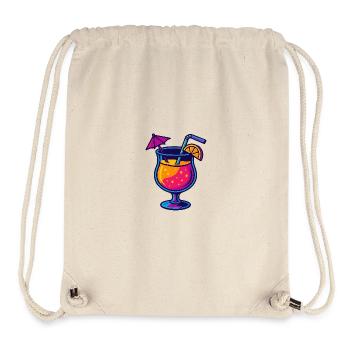 Tropical Neon Cocktail - Stanley/Stella Recycled Gym Bag - natural - Front