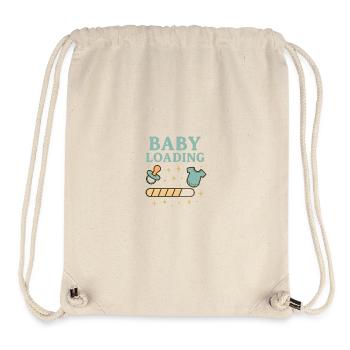 Chargement de bébé - Sac à cordon recyclé Stanley/Stella - blanc naturel - Devant