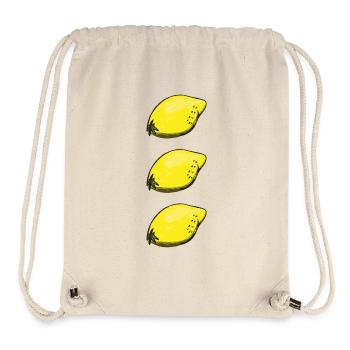 Lemons - Stanley/Stella Recycled Gym Bag - natural - Front