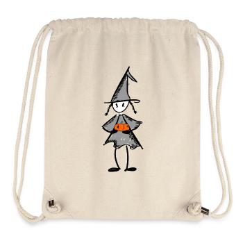 Pumpkin Witch - Stanley/Stella Recycled Gym Bag - natural - Front