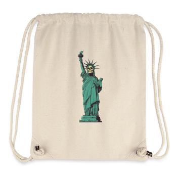 Lady Skullerty - Stanley/Stella Recycled Gym Bag - natural - Front