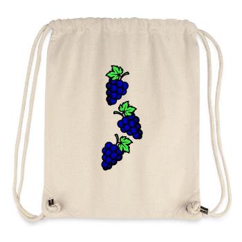 Weintrauben Symbol Trauben - Stanley/Stella recycelter Gym Bag - Naturweiß - Vorne