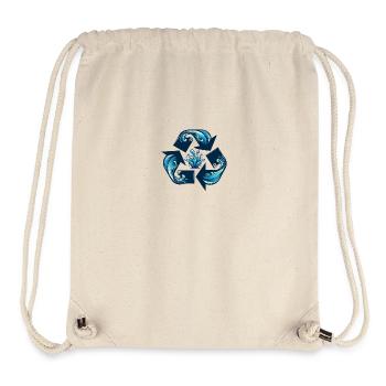 Recycling water - Stanley/Stella Recycled Gym Bag - natural - Front