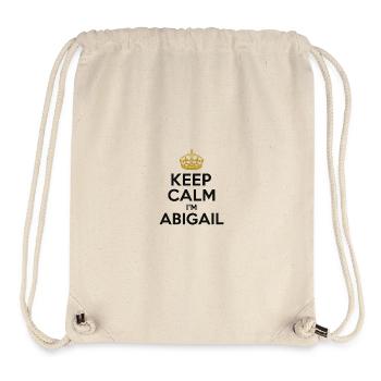Keep Calm i-m Abigail - Stanley/Stella Recycled Gym Bag - natural - Front