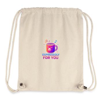 espressoly for you - Stanley/Stella recycelter Gym Bag - Naturweiß - Vorne