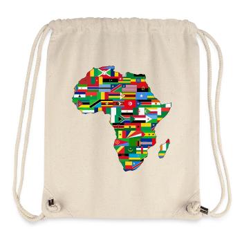 africa collection - Stanley/Stella Recycled Gym Bag - natural - Front