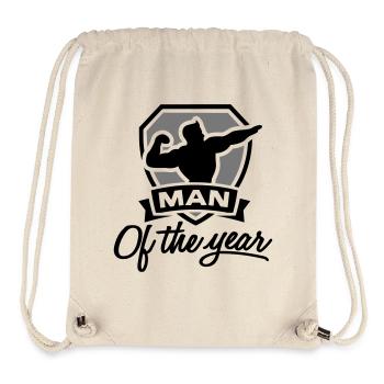 Man of the year 2 clr - Stanley/Stella Recycled Gym Bag - natural - Front