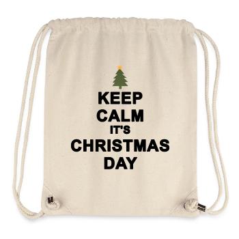 Keep calm Christmas - Stanley/Stella Recycled Gym Bag - natural - Front