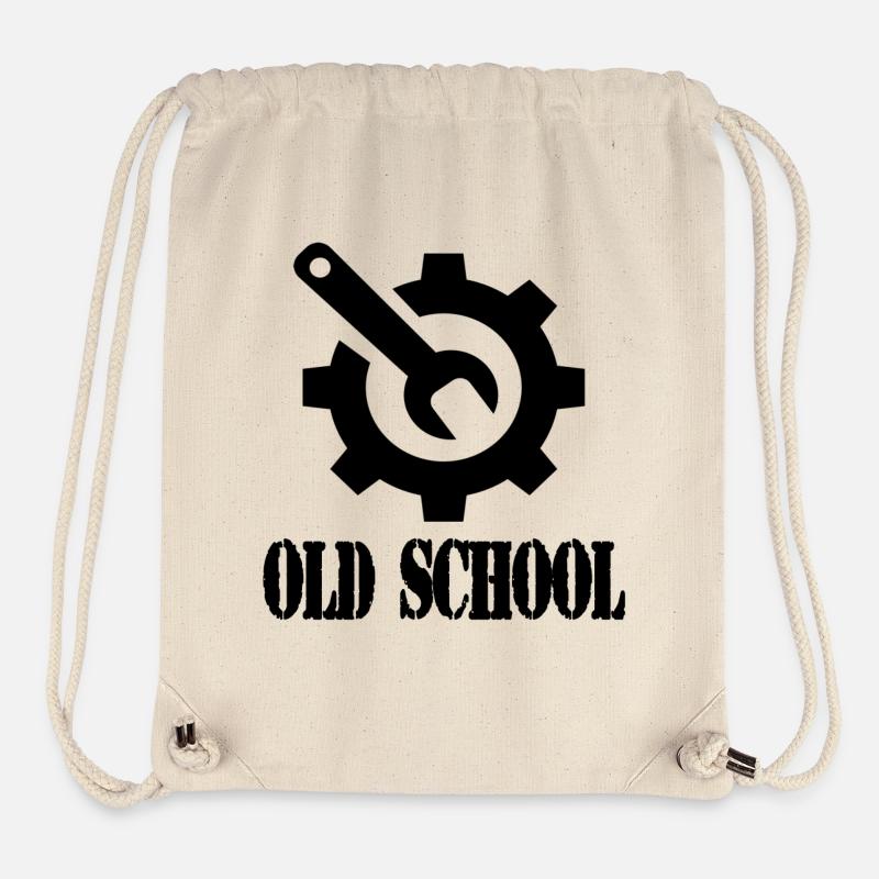 Alte Schule - Stanley/Stella recycelter Gym Bag - Naturweiß