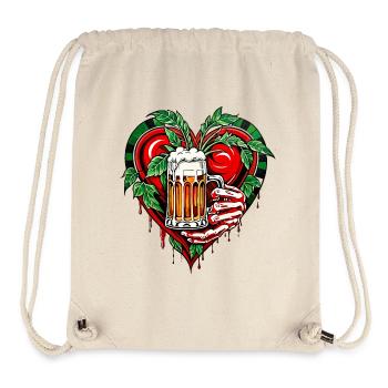 I love beer - Stanley/Stella Recycled Gym Bag - natural - Front