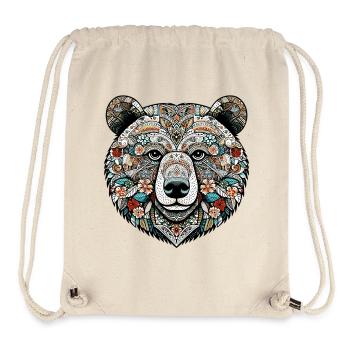 Ours - Sac à cordon recyclé Stanley/Stella - blanc naturel - Devant