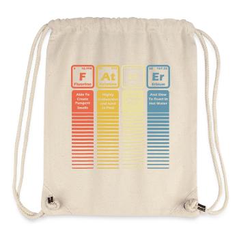 Funny Father Elements Periodic Table Chemistry - Stanley/Stella Recycled Gym Bag - natural - Front